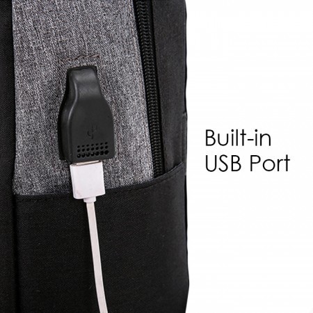 15.6" CROSS Laptop Backpack with USB Port 05